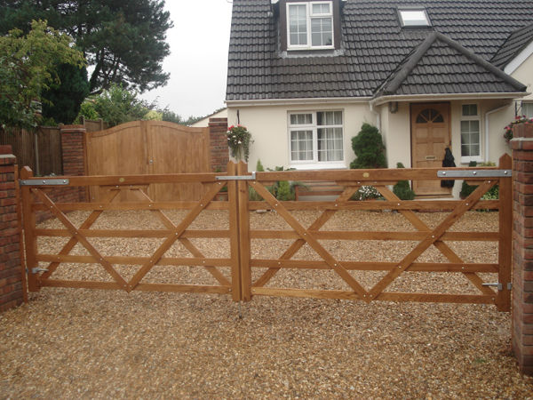 Dorchester design wooden gates
