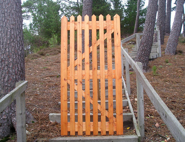 Lyndhurst wooden gate design