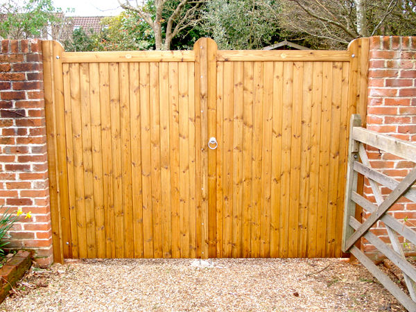 Lymington design wooden gates