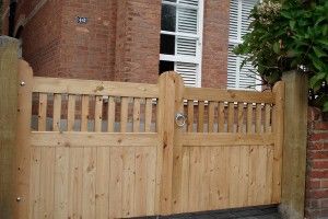 Kimmeridge wooden gate