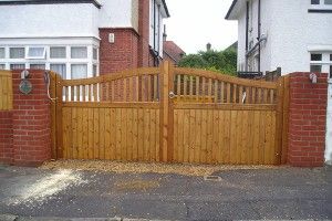 Lulworth wooden gates