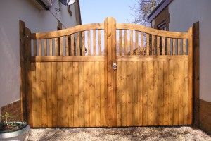 Lulworth wooden gates